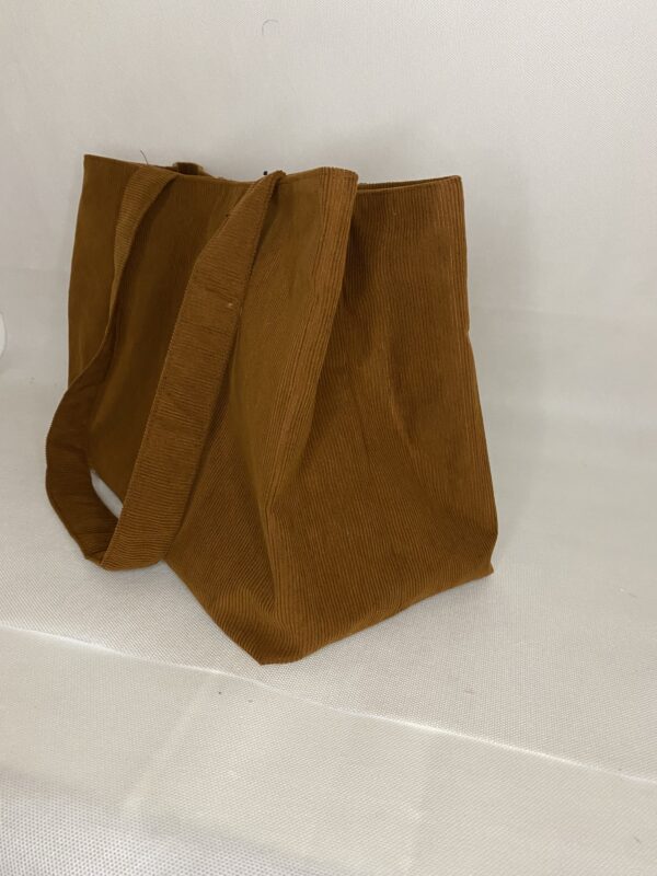 Grand sac en velours côtelé – Image 3