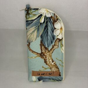 Etui à lunettes à fleurs