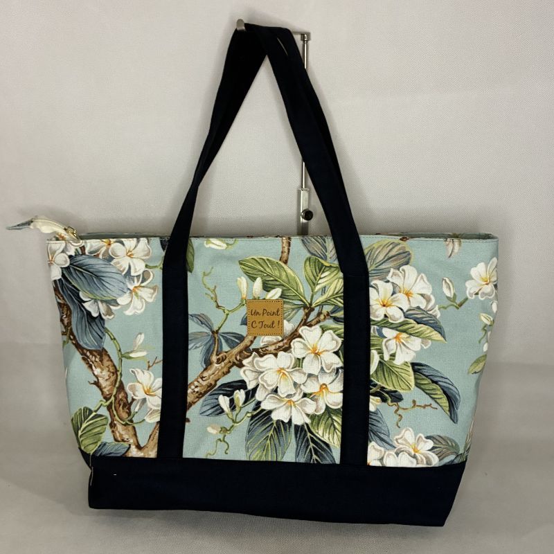 Sac cabas imprimé fleurs – Image 2