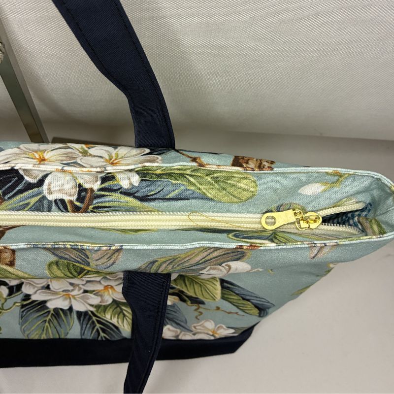 Sac cabas imprimé fleurs – Image 3