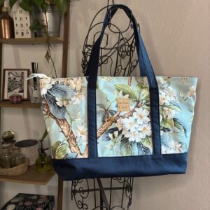 Sac cabas imprimé fleurs