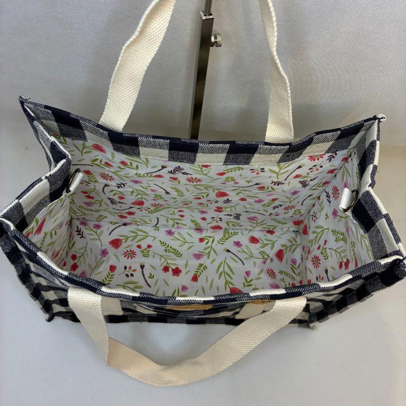 Tote bag en toile vichy – Image 3